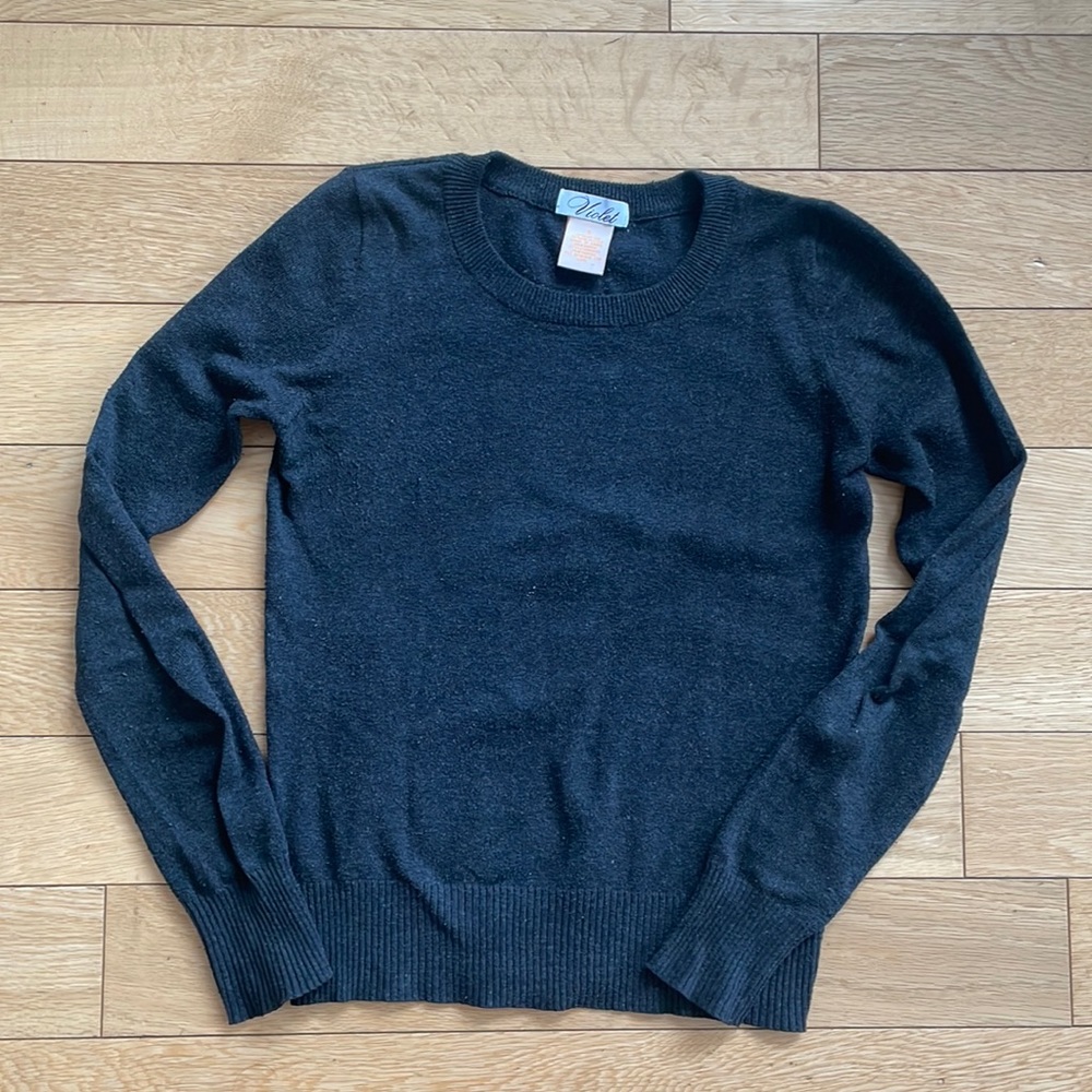 Basic Grey Sweater Size Small - image 1